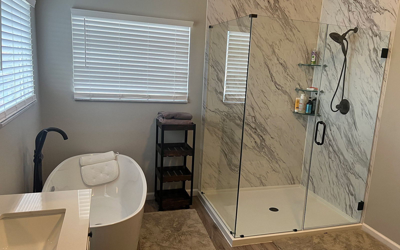 Ohio's Best Full Bathroom Remodel Tube and Shower